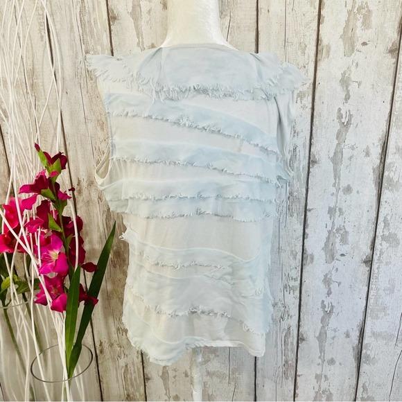 NY&Co - Organza Overlay Blouse - Picture 6 of 8